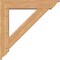 Ekena Millwork Traditional Traditional Smooth Bracket w/ Offset Brace, Western Red Cedar, 7 1/2"W x 38"D x 38"H BKT0806X38X38TRA01SWR - alternate 2